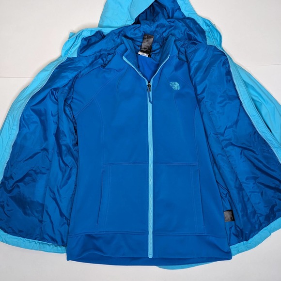 THE NORTH FACE Women's Triclimate 2 in 1 Blue Jacket size Medium NL29797 - Picture 4 of 12